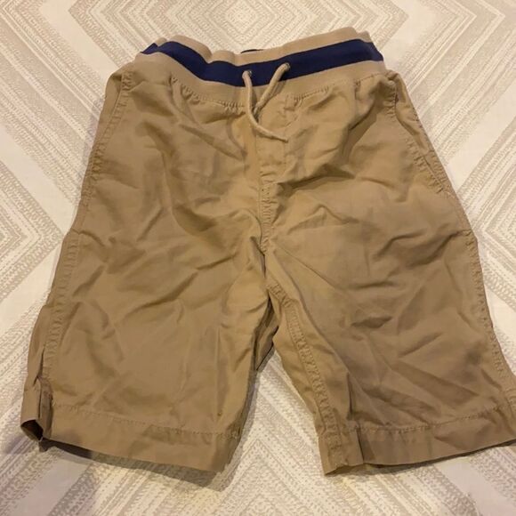 Gap Kids Boys Khaki & Navy Boys Drawstring Shorts - Picture 1 of 6